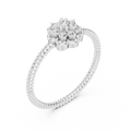 Fleuria Diamond Flower Ring