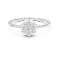 Fleuria Diamond Flower Ring