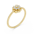 Fleuria Diamond Flower Ring