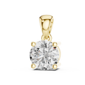 Elara Round Brilliant Diamond Solitaire Pendant