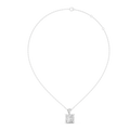 Elara Princess Cut Diamond Pendant