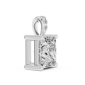 Elara Princess Cut Diamond Pendant