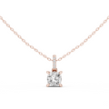 Caelia Cushion Cut Diamond Pendant