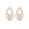 Aurelia Pavé Teardrop Huggie Earrings