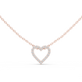 Amorette Diamond Heart Pendant