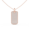 Valora Diamond Pavé Tag Pendant