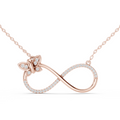 Avelisse Diamond Butterfly Infinity Pendant