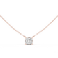 Maelle Princess Cut Diamond Solitaire Pendant