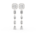 Celestia Princess Halo Drop Earrings