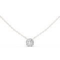 Maelle Princess Cut Diamond Solitaire Pendant