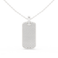 Valora Diamond Pavé Tag Pendant