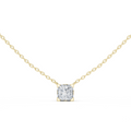 Maelle Princess Cut Diamond Solitaire Pendant