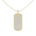 Valora Diamond Pavé Tag Pendant