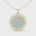 Celestia Diamond Medallion Pendant