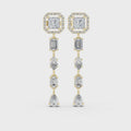 Celestia Princess Halo Drop Earrings