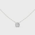Maelle Princess Cut Diamond Solitaire Pendant