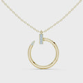 Orlina Diamond Circle Pendant