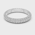 Aurelia Triple Row Diamond Eternity Band