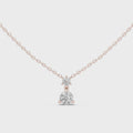 Celeste Two Diamond Drop Pendant