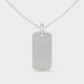 Valora Diamond Pavé Tag Pendant