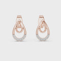 Serena Diamond Double Teardrop Stud Earrings