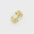Isolde Diamond Wedding Band Set