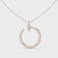 Orlina Diamond Circle Pendant