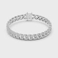 Aurelia Pavé Cuban Link Diamond Bracelet