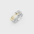Isolde Diamond Wedding Band Set