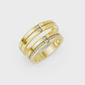 Seren Diamond Wedding Band Set