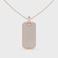 Valora Diamond Pavé Tag Pendant