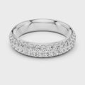 Elaris Double Row Diamond Ring