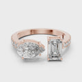 Éclat Duo Diamond Ring
