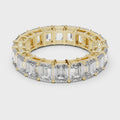 Elara Emerald Cut Diamond Eternity Band