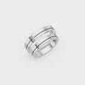 Elian Diamond Wedding Band Set
