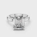 Aurelia Emerald Cut Diamond Solitaire Ring