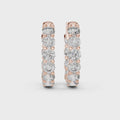 Aurora Diamond Inside-Out Huggie Hoop Earrings