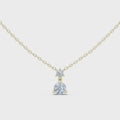 Celeste Two Diamond Drop Pendant