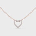 Amorette Diamond Heart Pendant