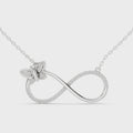 Avelisse Diamond Butterfly Infinity Pendant