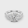 Elara Round Diamond Three-Stone Ring
