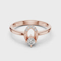 Elowen Diamond Loop Ring