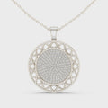 Celestia Diamond Medallion Pendant