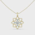 Amara Diamond Lotus Pendant