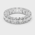 Elara Emerald Cut Diamond Eternity Band
