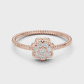 Fleuria Diamond Flower Ring