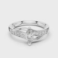 Elanore Marquise & Diamond Twist Ring