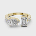Éclat Duo Diamond Ring