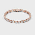 Lumière Emerald Cut Diamond Tennis Bracelet