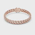 Aurelia Pavé Cuban Link Diamond Bracelet
